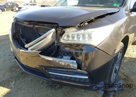 2015 Acura Mdx из США, поврежденный, VIN 5FRYD4H2XFB010726